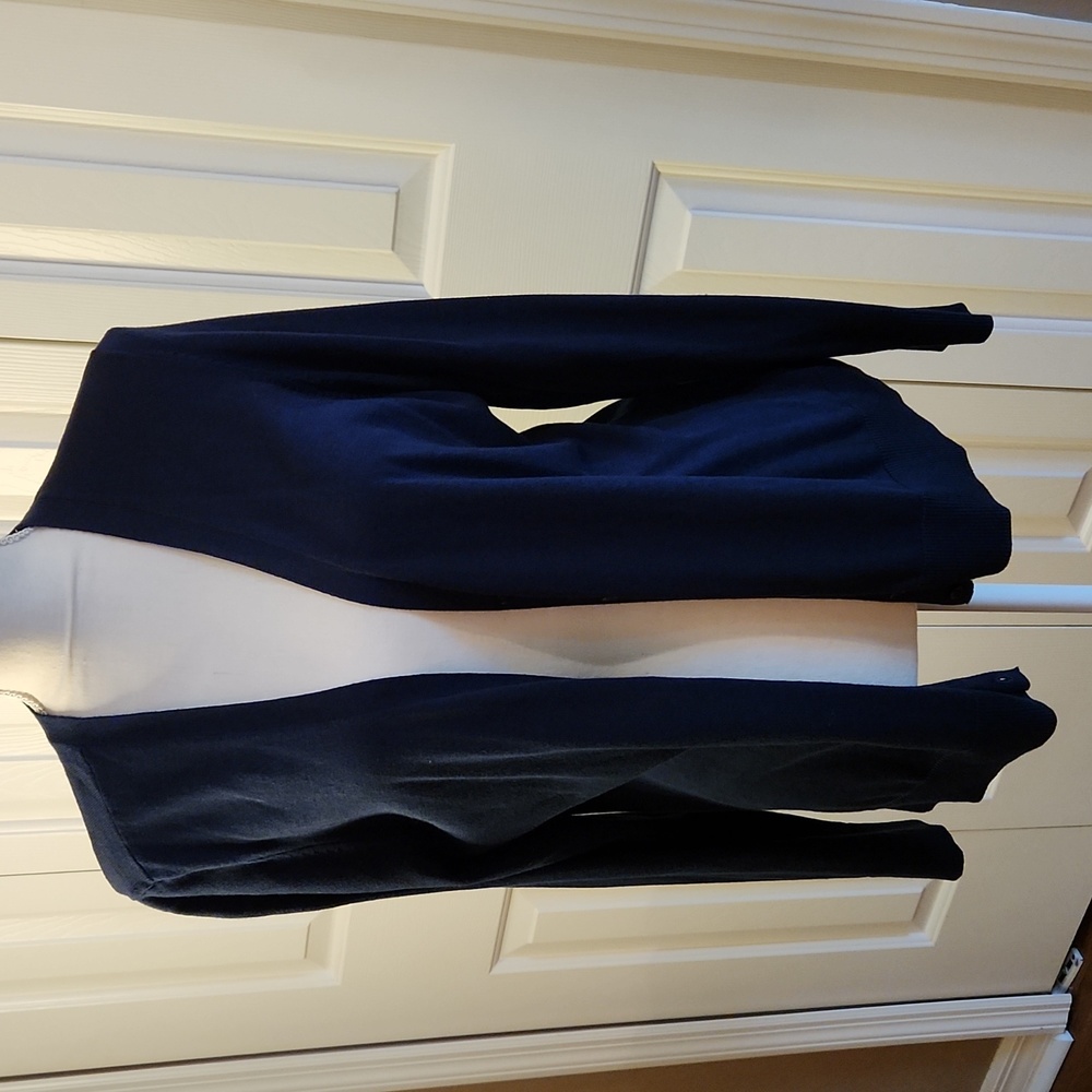 Amazon Esential, NWOT,  Women's Navy, button down Sweater, XL